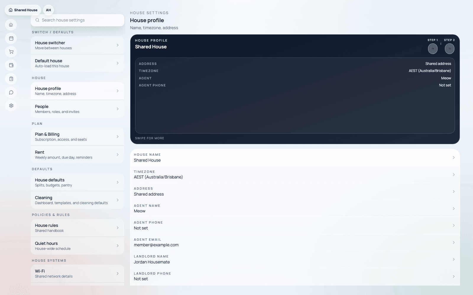 House Info & Records screenshot