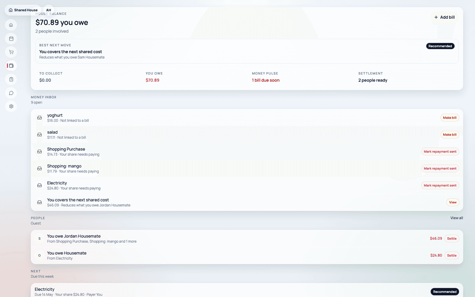 Privacy & Boundaries screenshot