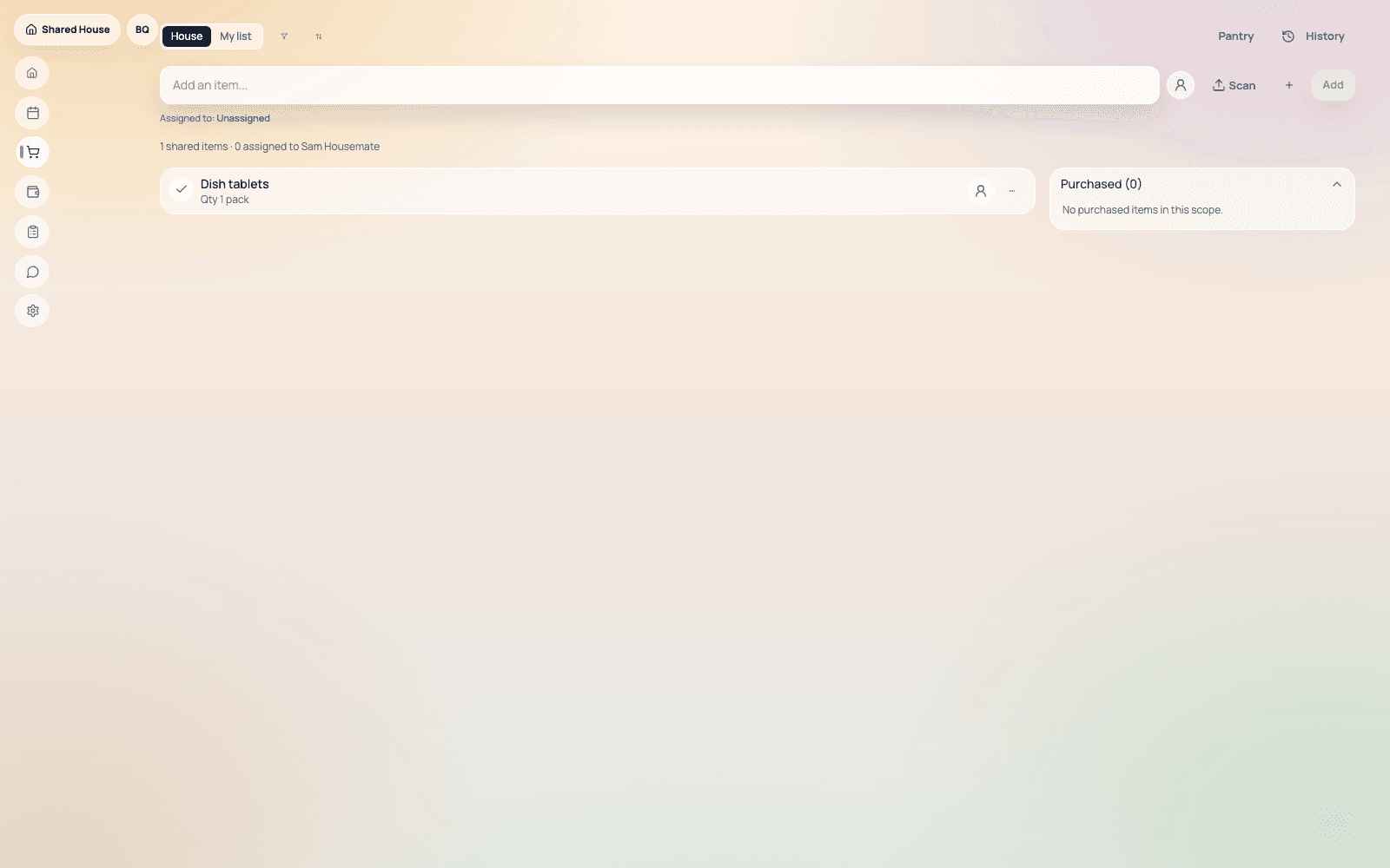 Shopping Lists screenshot