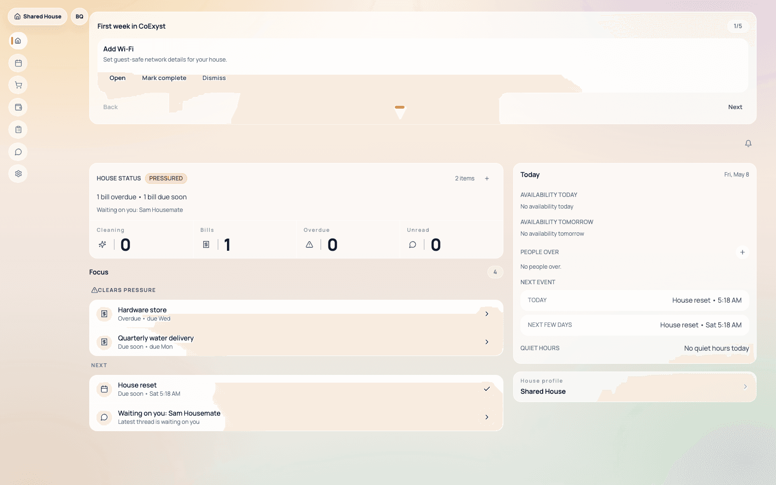 CoExyst system overview